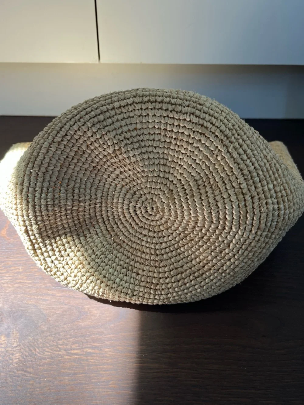 Sans Acridet Kapity Tote Bag in Natural Raffia - Picture 4 of 8